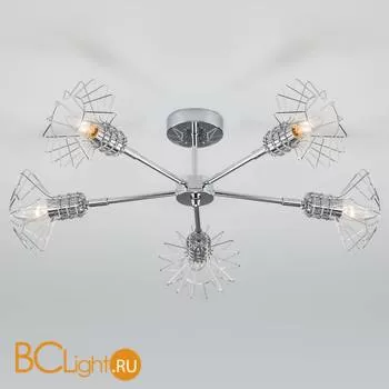 Потолочная люстра Eurosvet Tranello 70108/5 хром - Фото 3