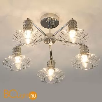 Потолочная люстра Eurosvet Tranello 70108/5 хром - Фото 2