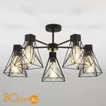 Потолочная люстра Eurosvet Trappola 70107/5 черный