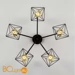 Потолочная люстра Eurosvet Trappola 70107/5 черный - Фото 0