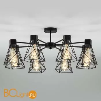 Потолочная люстра Eurosvet Trappola 70107/8 черный