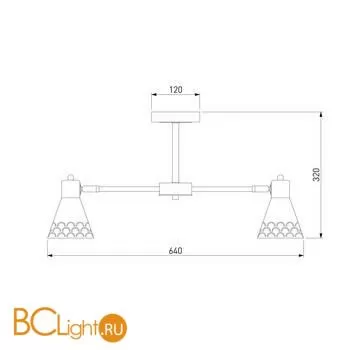 Люстра Eurosvet Trina 70100/6 белый - Фото 3