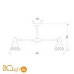 Люстра Eurosvet Trina 70100/6 белый - Фото 3