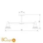 Люстра Eurosvet Trina 70100/8 белый - Фото 1