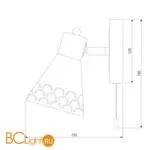 Бра Eurosvet Trina 70100/1 черный - Фото 3