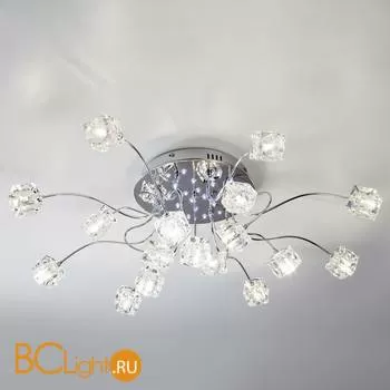 Потолочная люстра Eurosvet Trinity 80113/17 хром/белый