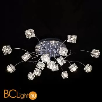 Потолочная люстра Eurosvet Trinity 80113/17 хром/белый - Фото 0