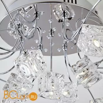 Потолочная люстра Eurosvet Trinity 80113/17 хром/белый - Фото 1