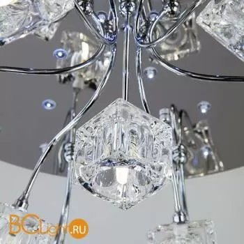 Потолочная люстра Eurosvet Trinity 80113/31 хром/белый - Фото 1