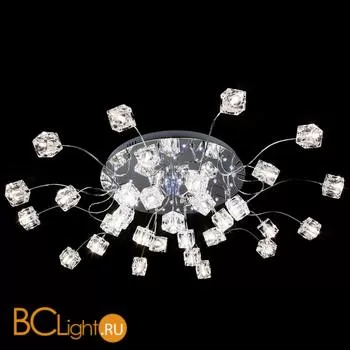 Потолочная люстра Eurosvet Trinity 80113/31 хром/белый - Фото 0