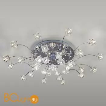 Потолочная люстра Eurosvet Trinity 80113/31 хром/белый