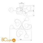 Люстра Eurosvet Tulia 30136/6 белый - Фото 1