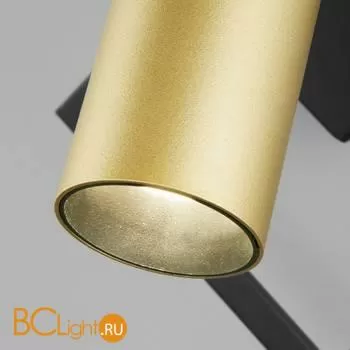 Настенный светильник Eurosvet Turro 20091/1 LED черный/ золото - Фото 5