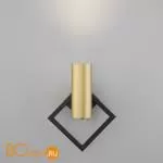 Настенный светильник Eurosvet Turro 20091/1 LED черный/ золото - Фото 1