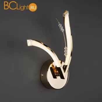 Настенный светильник Eurosvet Twist 90086/2 золото 9.2W - Фото 0