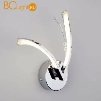 Настенный светильник Eurosvet Twist 90086/2 хром 9.2W