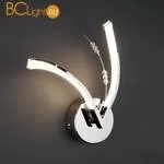 Настенный светильник Eurosvet Twist 90086/2 хром 9.2W - Фото 0