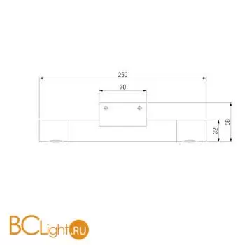 Настенный светильник Eurosvet Tybee 40161 LED чёрный жемчуг a063051 - Фото 4