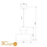 Подвесной светильник Eurosvet Ultra 50171/1 белый - Фото 1