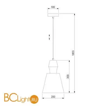 Подвесной светильник Eurosvet Ultra 50172/1 белый - Фото 3