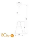 Подвесной светильник Eurosvet Ultra 50172/1 белый - Фото 3