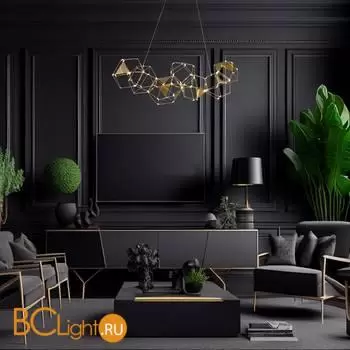 Подвесной светильник Eurosvet Uma new 90368/7 медь a065028 - Фото 2