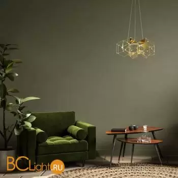 Подвесной светильник Eurosvet Uma new 90369/5 медь a065031 - Фото 4