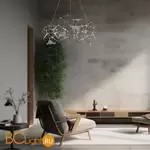 Подвесная светодиодная люстра 90369/12 черный жемчуг a065033 - Фото 1