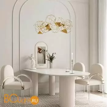 Подвесная светодиодная люстра 90369/12 медь a065034 - Фото 1