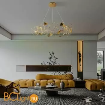 Подвесной светильник Eurosvet Uma new 90369/15 медь a065035 - Фото 2