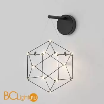 Настенный светодиодный светильник 90310/1 черный жемчуг a062503