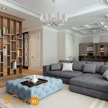 Люстра Eurosvet Valery 60079/8 хром - Фото 0