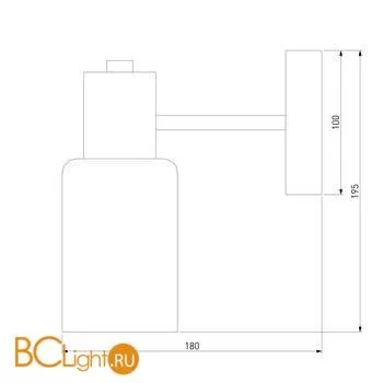 Бра Eurosvet Vegga 70160/1 хром a057108 - Фото 2