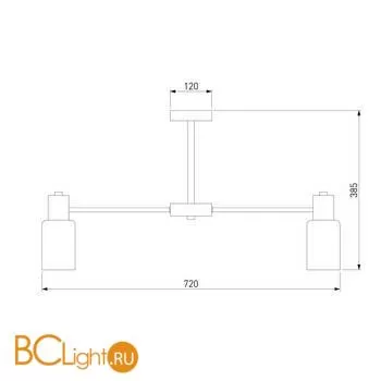 Люстра Eurosvet Vegga 70160/8 хром a057110 - Фото 2