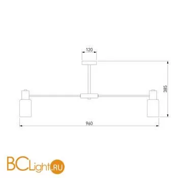 Люстра Eurosvet Vegga 70160/12 латунь a057111 - Фото 1