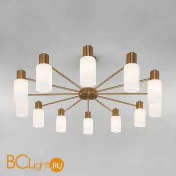 Люстра Eurosvet Vegga 70160/12 латунь a057111 - Фото 2
