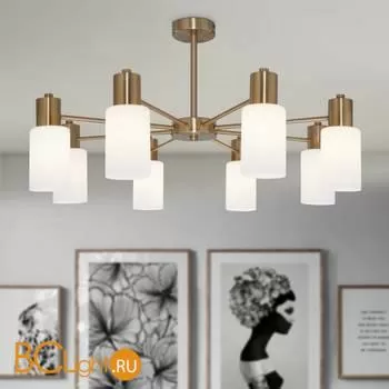 Люстра Eurosvet Vegga 70160/12 латунь a057111 - Фото 3