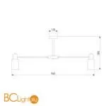 Люстра Eurosvet Vegga 70160/12 латунь a057111 - Фото 1