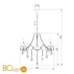 Люстра Eurosvet Veletta 10108/8 белый - Фото 3