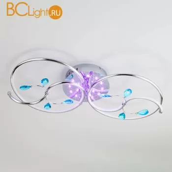 Потолочный светильник Eurosvet Venera 90131/2 хром 64W - Фото 4