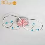 Потолочный светильник Eurosvet Venera 90131/2 хром 64W - Фото 8