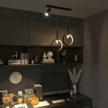 Подвесной светильник Eurosvet Verge 90249/3 черный