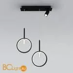 Подвесной светильник Eurosvet Verge 90249/3 черный - Фото 0