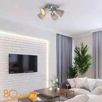 Люстра Eurosvet Verso 20087/4 хром / серый - Фото 0