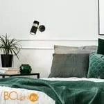 Настенный светильник Eurosvet Viero 20096/1 черный / золото - Фото 0