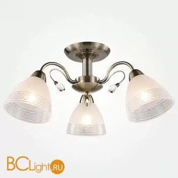 Потолочная люстра Eurosvet Viktoria 30105/3 античная бронза