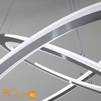 Подвесной светильник Eurosvet Virtus 90231/2 серебро - Фото 2