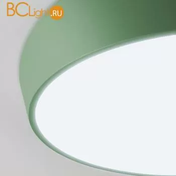 Потолочный светильник Eurosvet Visual 90113/1 зеленый 75W - Фото 1