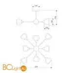 Люстра Eurosvet Vivien 30163/8 серебро - Фото 3