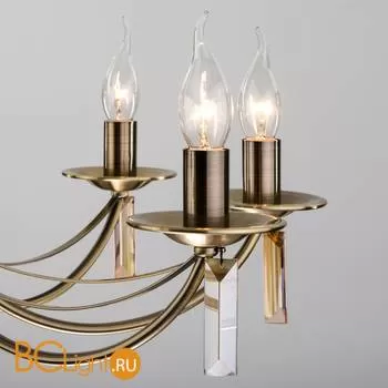 Люстра Eurosvet Volare 60087/8 античная бронза - Фото 0